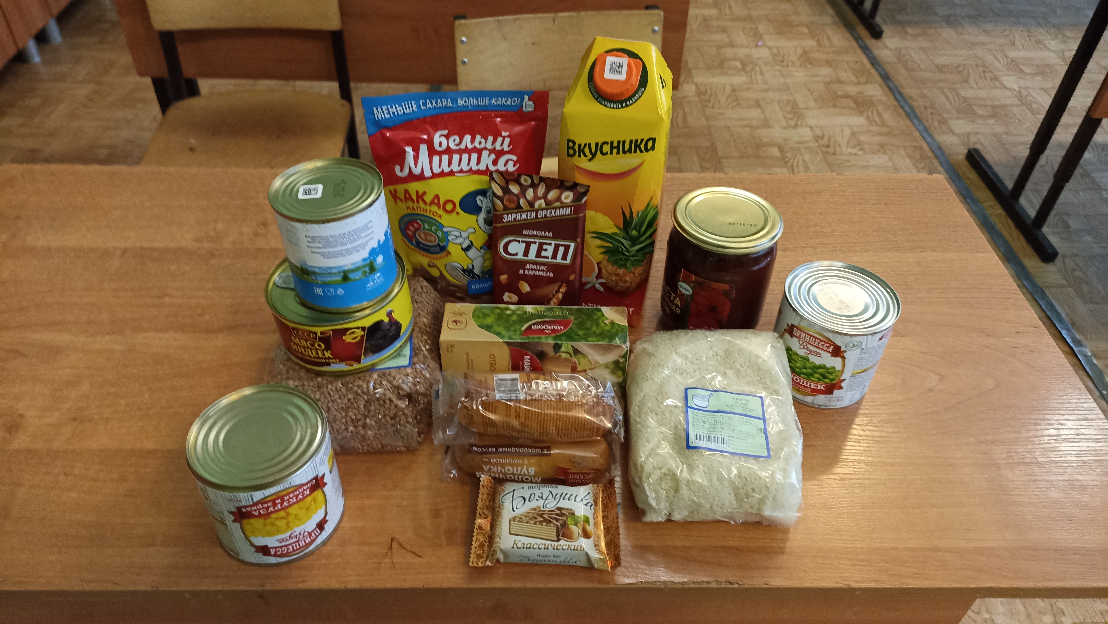 Продуктовый набор за декабрь 2024 г.